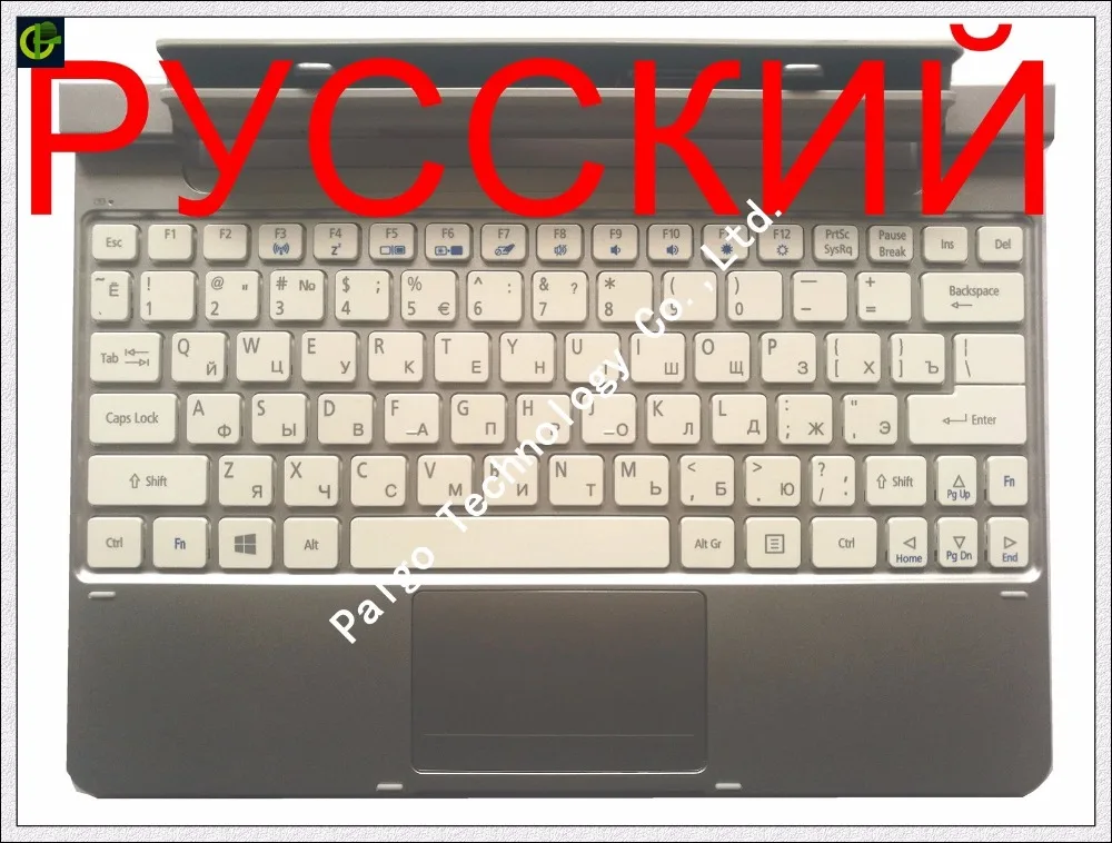 Русский док-переходник клавиатура с подставкой для acer Iconia W510 W510P W511 W511P 10,1 дюйма планшетный ПК RU оригинальный белый