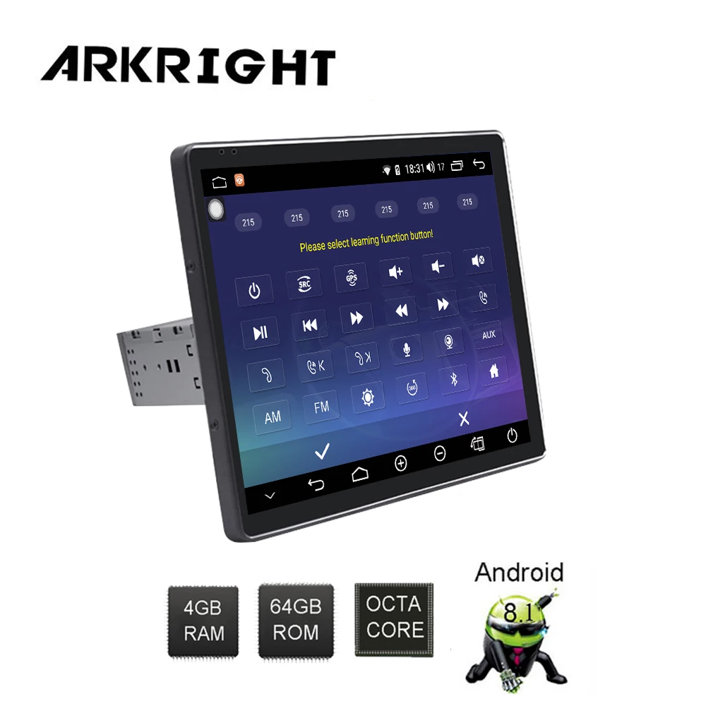 Автомобильный радиоприемник ARKRIGHT 9 7 дюйма 1Din 4 + 64 ГБ Android 8 1 GPS/Универсальный