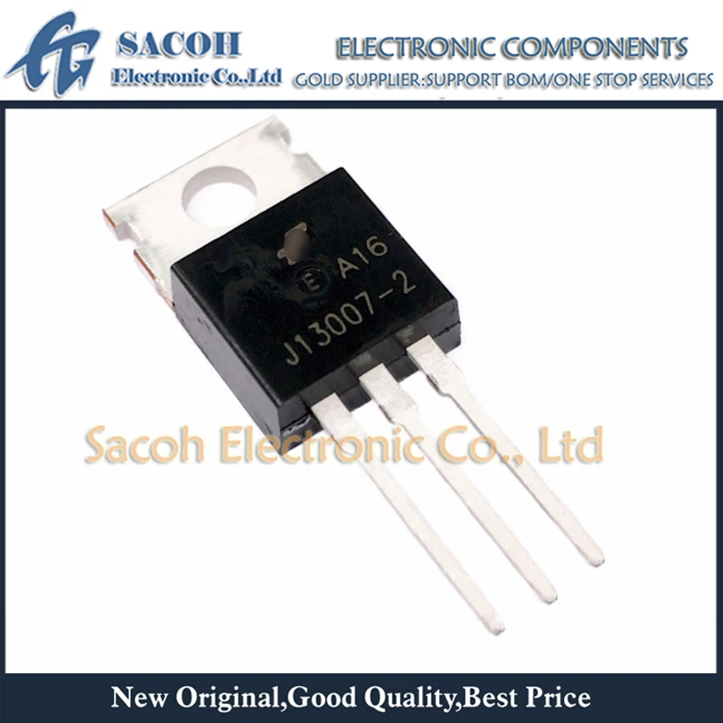 New Original 10PCS/Lot J13007-2 J13007 13007D J13007-1 FJP13007H2 13007 TO-220 8A 700V Power Switch Transistor