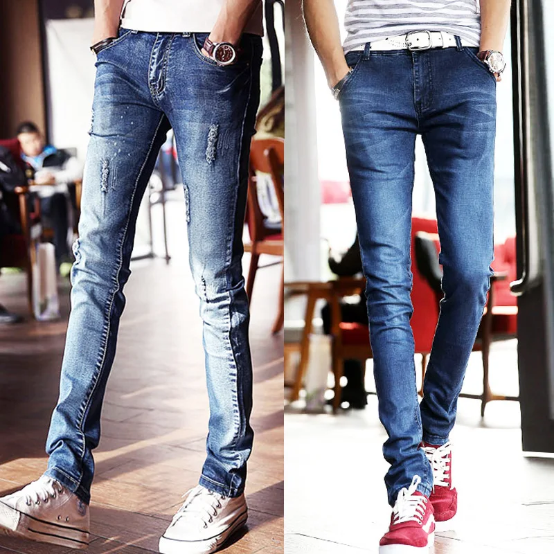 Hot sales 2015 new arrive Retail fashion high quality Nostalgic blue cotton jeans Designer brand men leisure casual jean | Мужская