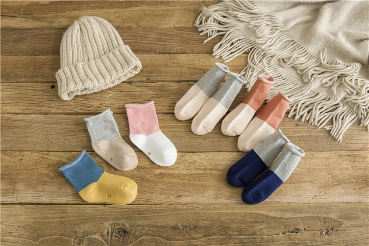 Г. Осенние хлопковые носки для новорожденных 3 пар/лот, мягкие дышащие носки для маленьких девочек милые детские носки для девочек и мальчиков