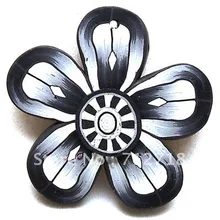 8*48 мм чистый ручной работы цветок из полимерной глины Подвески Fimo Большая подвеска-Подсолнух для Diy ювелирных изделий