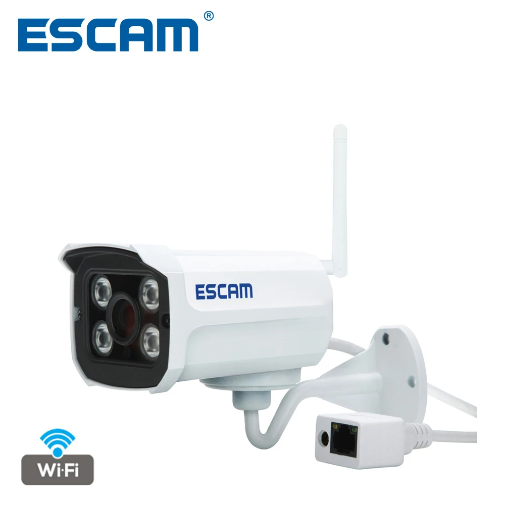 Escam HD 720P Wifi IP Camera Waterproof Outdoor WiFi Wireless Network Camera Night Vision P2P Bullet Camera ONVIF
