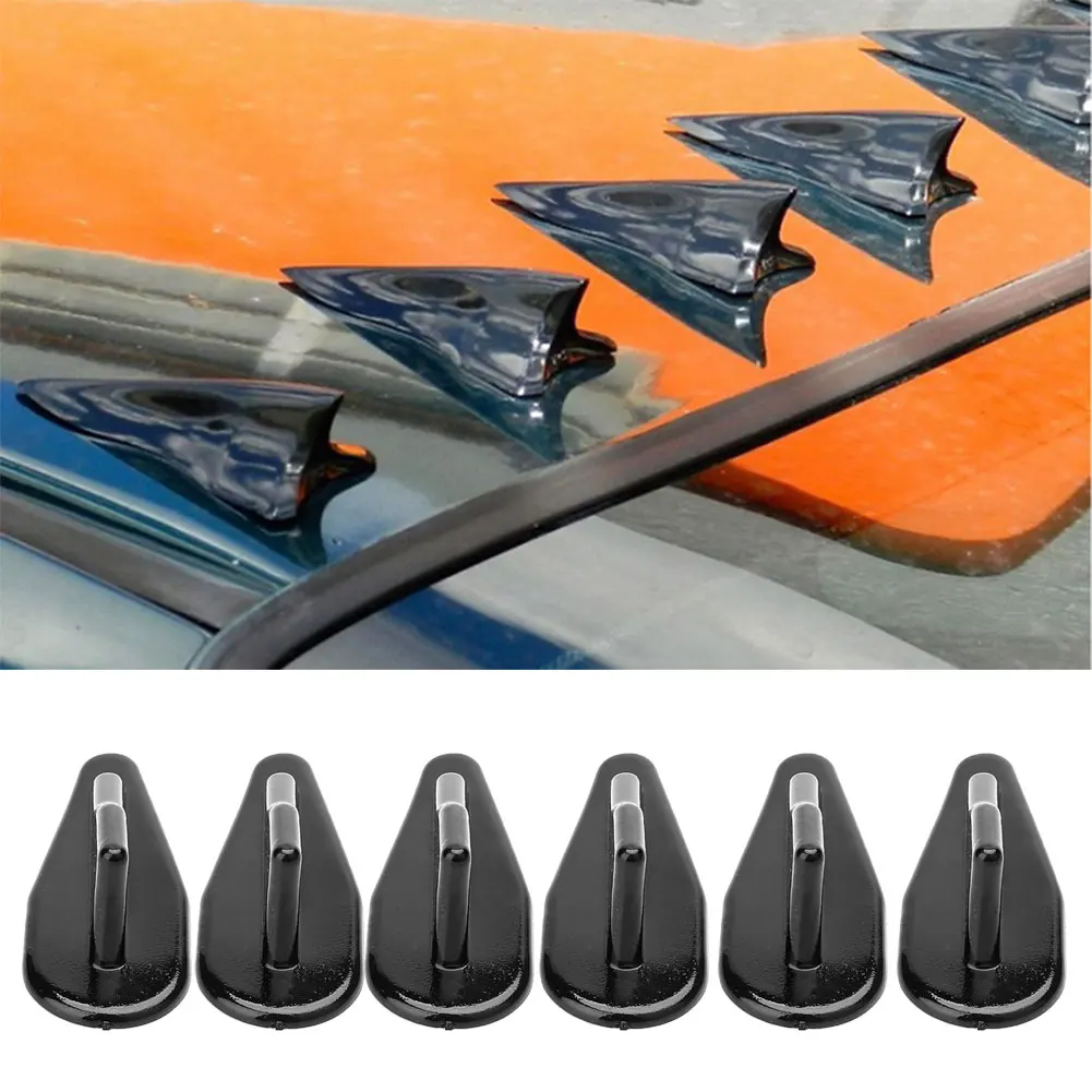 EVO Style Carbon Fiber Cars Roof Shark Fin Autos Antenna Accessories