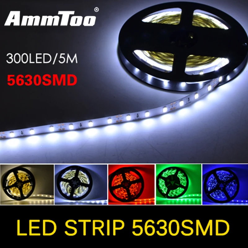 СВЕТОДИОДНАЯ лента SMD 5630 (5730) новый чип гибкий светильник 12 в пост. Тока не