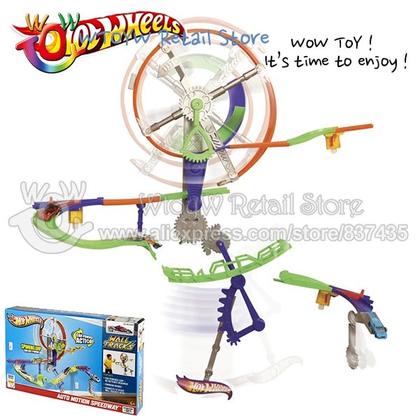 One box free shipping hot wheels hotwheels scale models pull back run car with track in original brinquedos boys |