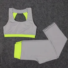 Yoga Sets women fitness breathable female T-shirt women running sport costumes for women Athletic Vest women’s tracksuits