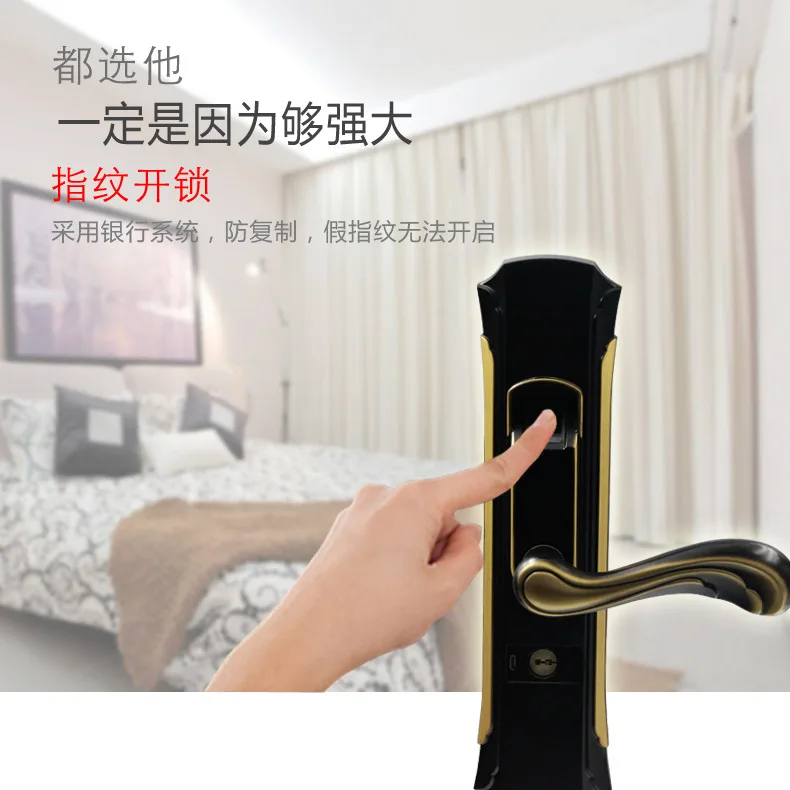 

Fechadura Cadeado Household Electronic Combination Lock Fingerprint For Intelligent Wooden Door Locks Manufacturers Wholesale