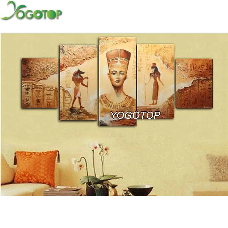 

YOGOTOP 3D DIY Diamond Painting Ancient Man Embroidery Full Square 5D Diamond Cross Stitch Rhinestone Mosaic Painting ML074