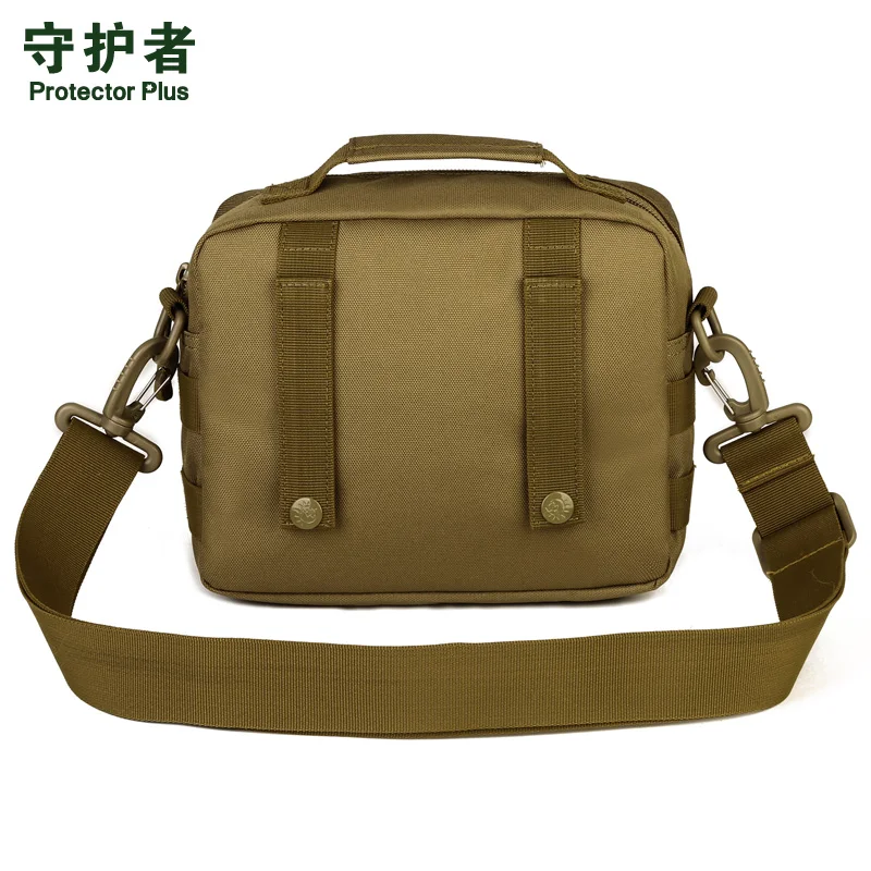 Protector Plus K315 Outdoor Sports Bag Camouflage Nylon Tactical Military Molle EDC Pouch Hiking Cycling Messenger Bag