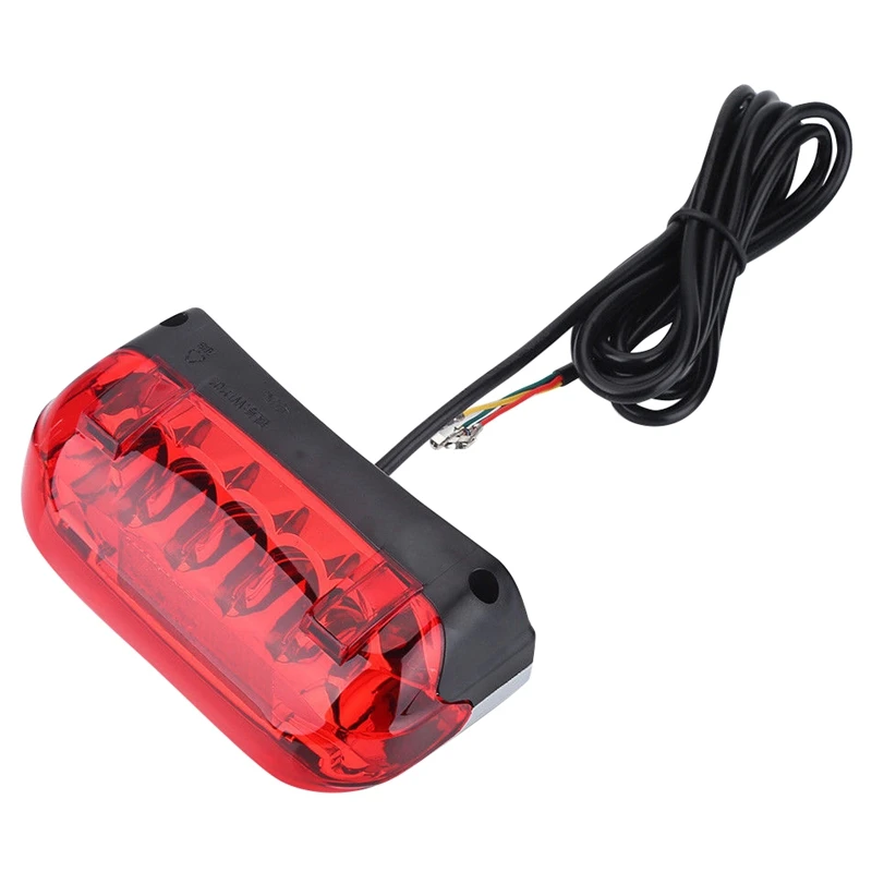 Electric Bicycle LED Tail Light 48V Brake Light Turn Signal Rear Lamp for E-bike electric scooters 110 x 60 x 35mm