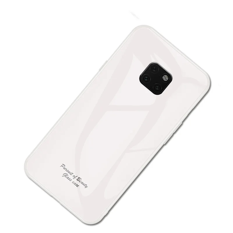 20 шт./партия, Macaron glass+ TPU чехол для мобильного телефона, чехол для Huawei Mate 10 10 lite 10 pro 20 20 pro 20X, Жесткий Чехол