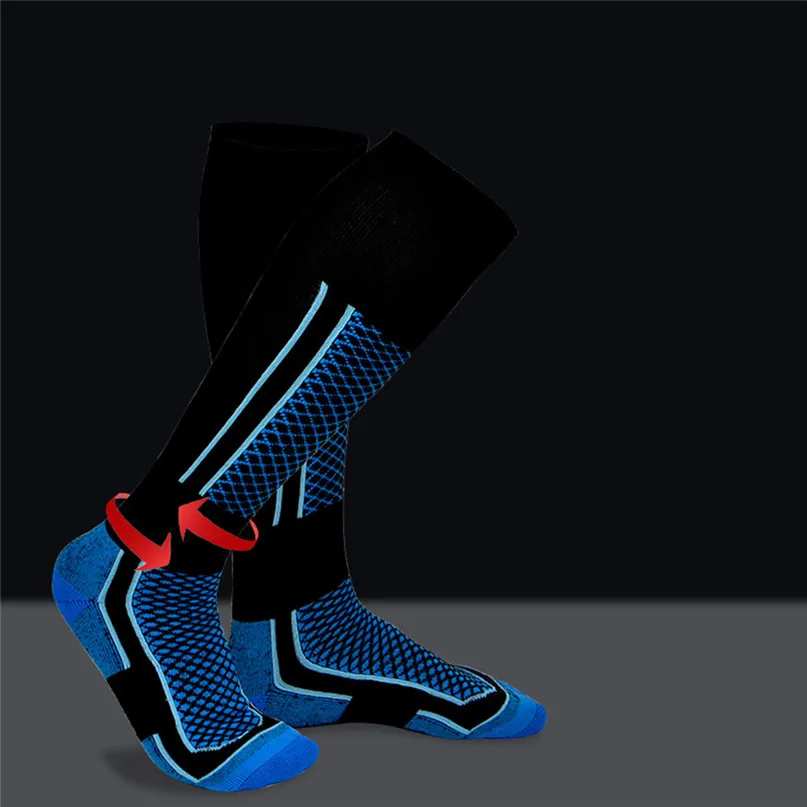 Skiing Socks Mens Women Winter Sports Socks Hike Walking Long Crew Boots Socks Wear-Resistant Warm Skiing #2D05 (1)