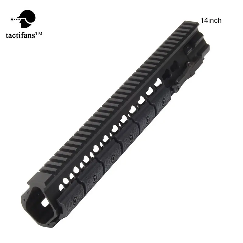 14inch SINAIRSOFT быстрое разделение Handguard поплавок рельсовая система крепления " 14" для охоты Picatinny Keymod Rail M4 M16 AR15 AEG GBB - Цвет: 14inch