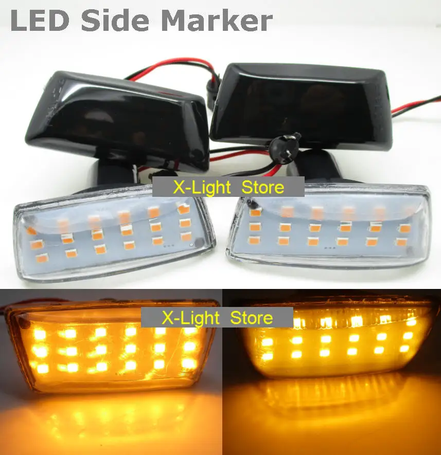 

2PCS LED Side Marker Light Turn signal light lamp for 09-14 Chevrolet Cruze OPEL Astra H Zafira B Corsa D Insignia A