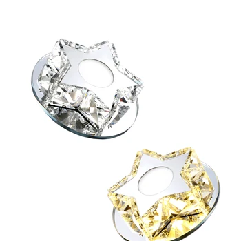 

New design Crystal led ceiling lights Stars for living room bedroom Indoor Modern Round Surface Mount Led Ceiling Lamp Fixtures