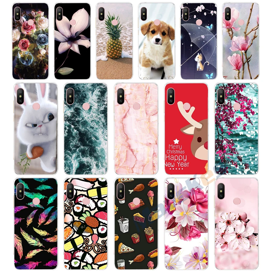 

Silicone Cover For Xiaomi MI A2 LITE Case Full Protection Soft tpu Back Cover Phone Cases For Xiomi MI A2 A2LITE bumper Coque e