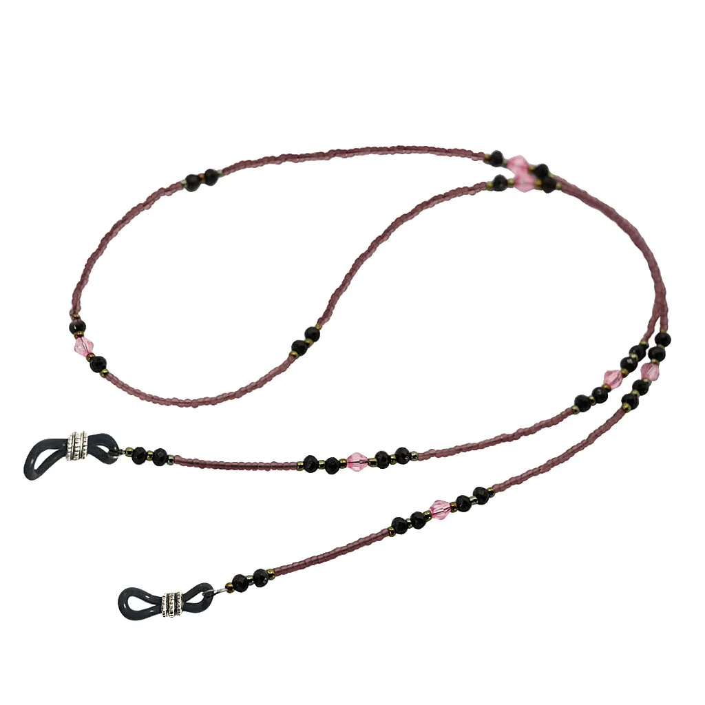 Fashion Beaded Reading Glasses Spectacles Sunglasses Eyewear Neck Cord Chain Holder For Women