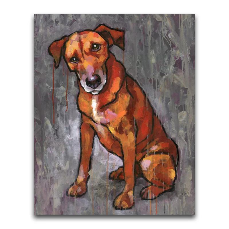 Full Square Diamond embroidery Cross stitch pet Teddy  DIY 3D Diamond mosaic Cartoon puppy Full Round Diamond painting dog 