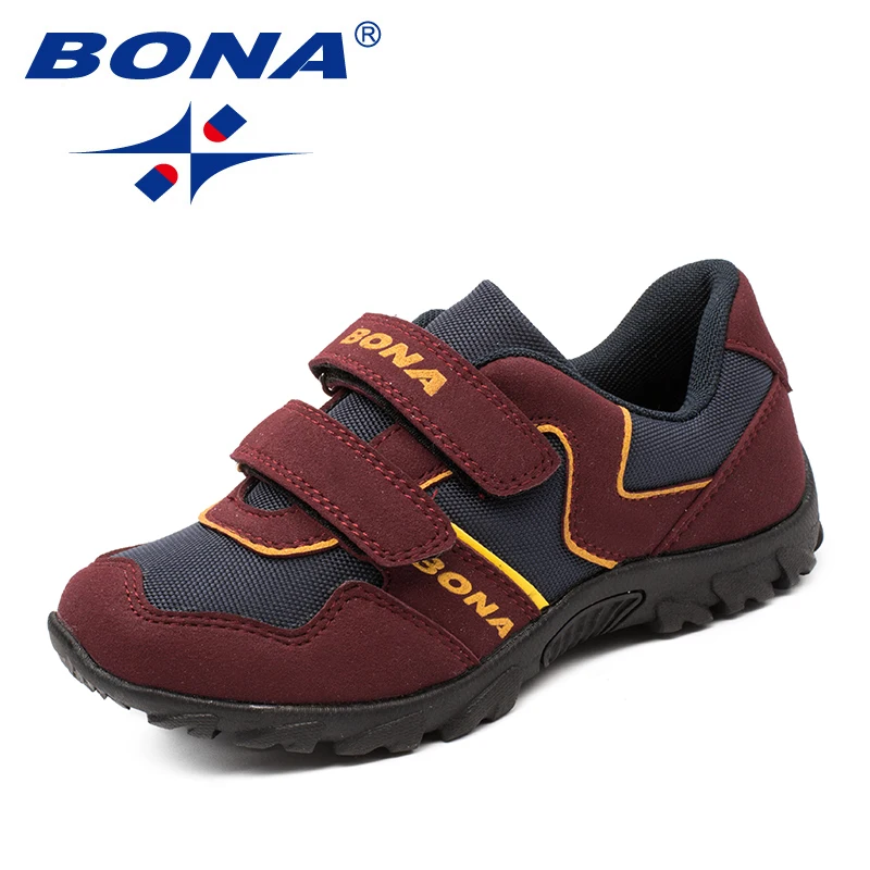 BONA/ классический стиль; детская повседневная обувь; синтетическая обувь для мальчиков; мокасины для мальчиков на липучке; модные кроссовки;