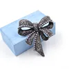 CINDY XIANG New Black Bow Brooches for Women Rhinestone and Pearl Brooch Pin Vintage Broches Fashion Jewelry Elegant Accessories ► Photo 3/5