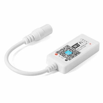 

DC5V 12V 24V 16Million colors Wifi RGB/RGBW led controller control music timer mode Home mini wifi controller for led strip