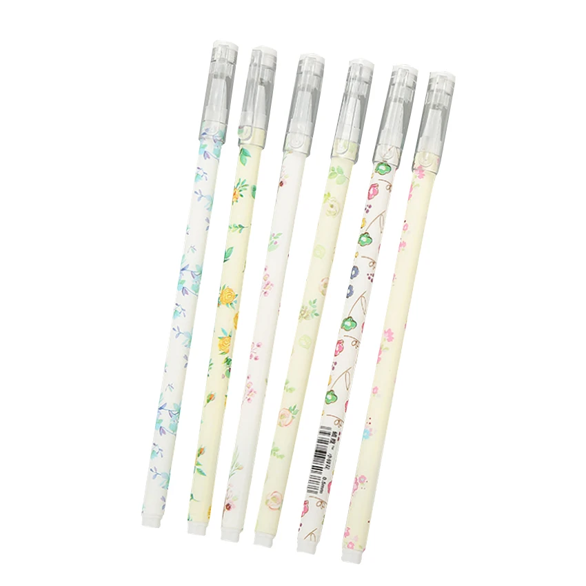 

30pcs/lot Simple Small Floral 0.5mm Fresh gel pen Flower For School And Office Writing And Using And For Gifts