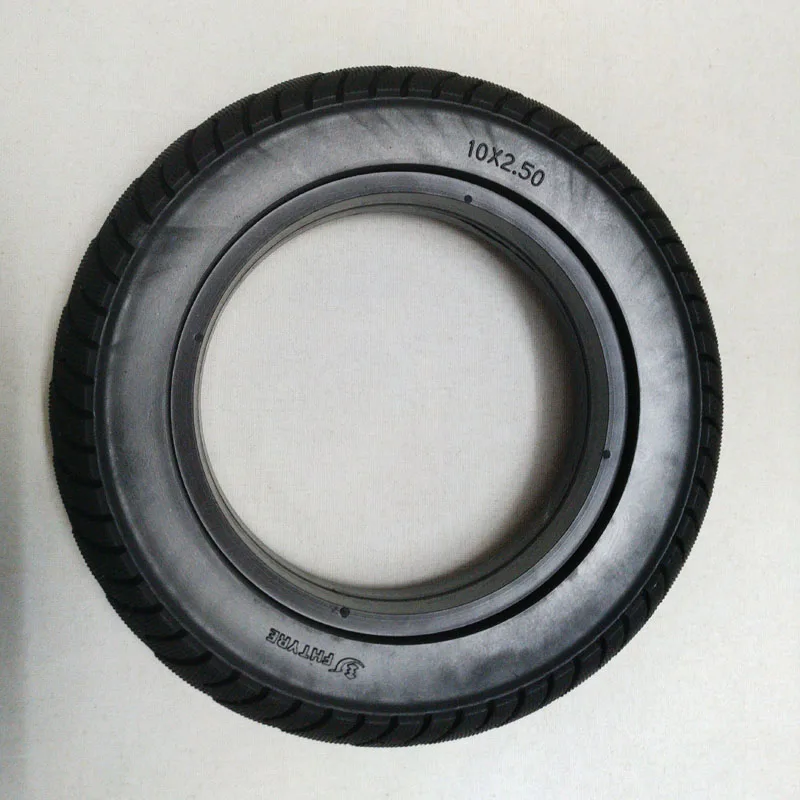 10 inch Electric Scooter Rubber Riot Tire Solid Tyre Inflation Free Tire 10*2.5/10*2.125 Tire for 10 inch Electric Scooter