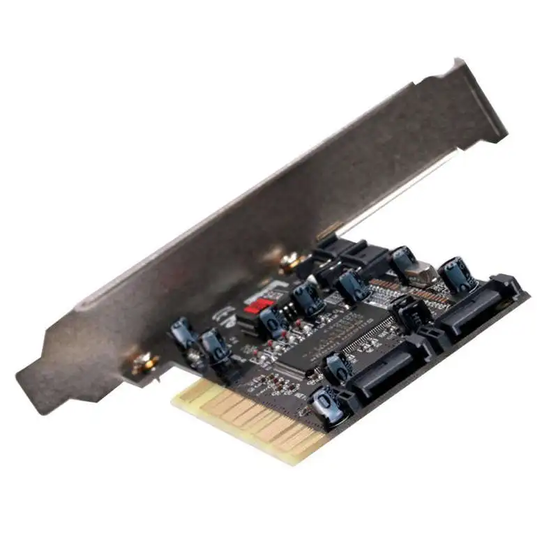 PCI Expand CARD 4 Port SATA Add On Card With Sil 3114 Chipset Compliant With PCI 3