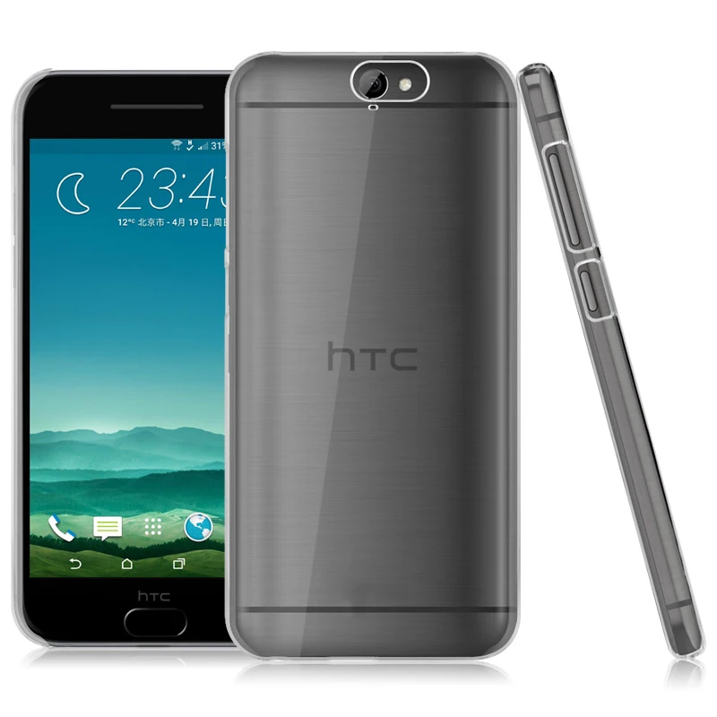 Чехол-накладка для HTC A9 ультратонкий прозрачный грязеотталкивающий пластиковый