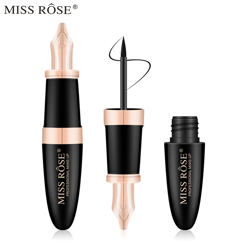 Miss Rose Black, гелевая подводка для глаз, гладкий, Easywear, водостойкий макияж для глаз, стойкий, для женщин, для красоты, подводка для глаз, ручка, Maquiagem TSLM1