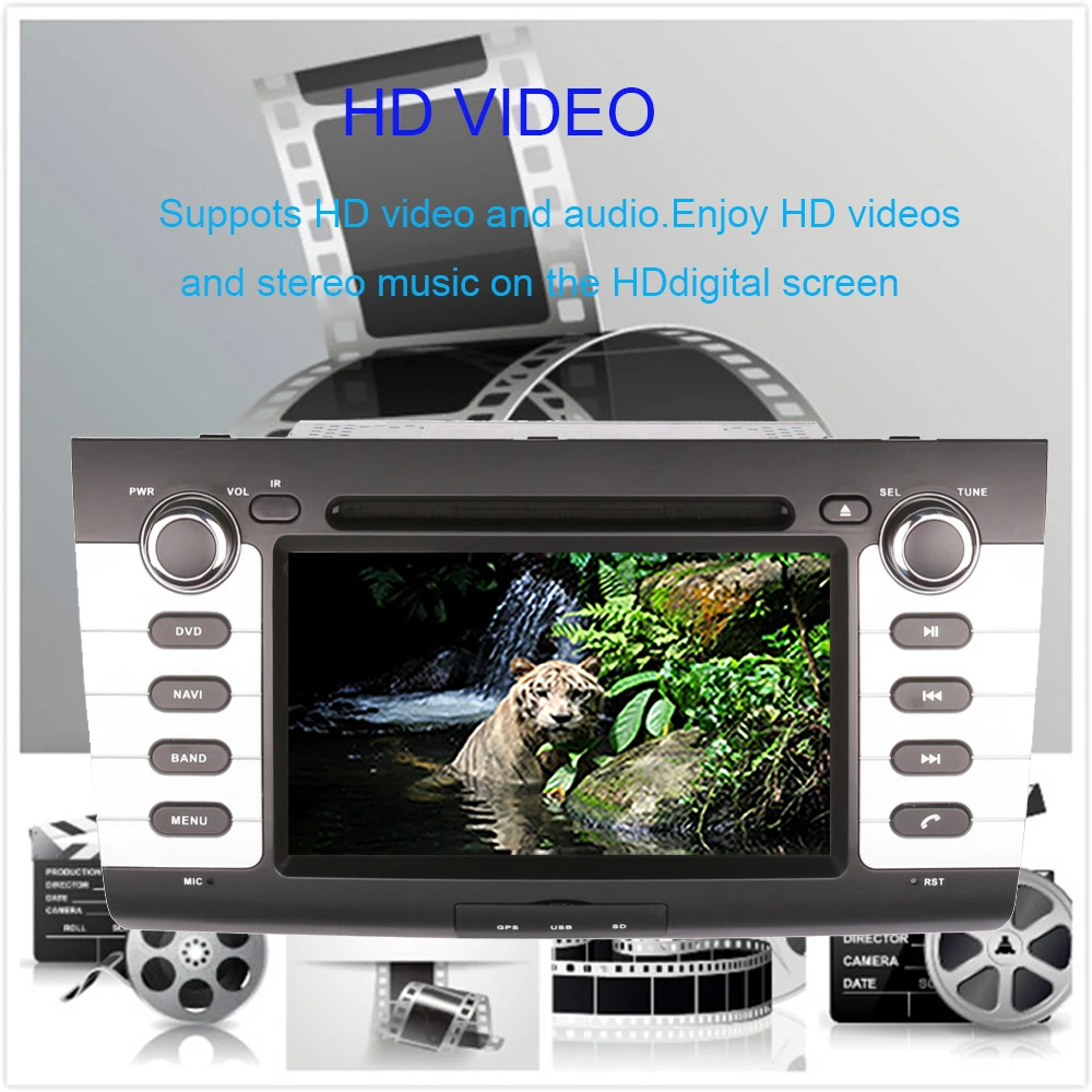 Cheap 7" HD IPS 2 Din Android 9.0 Car Radio DVD Player GPS SWC for Suzuki Swift 2004-2010 with GPS Navigation DVD BT Multimedia Player 2