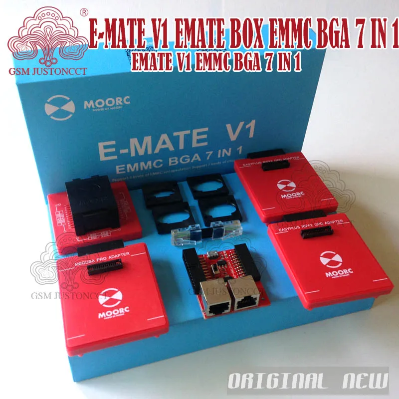 Новый набор для электронной сигареты 7 в 1 Emate PRO box SET EMMC BGA поддержка 4 видов