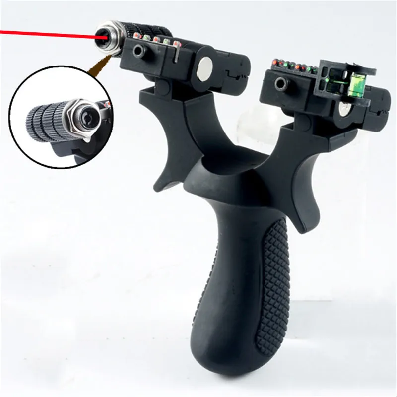 

New Resin Polycarbon Hunting Slingshot with Target Precision Shooting Flat Rubber Band Outdoor Shooting Sling Shooting Catapult