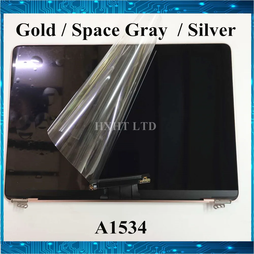 Новинка для Macbook Retina 12 &quotA1534 ЖК экран в сборе Серебряный космический Серый