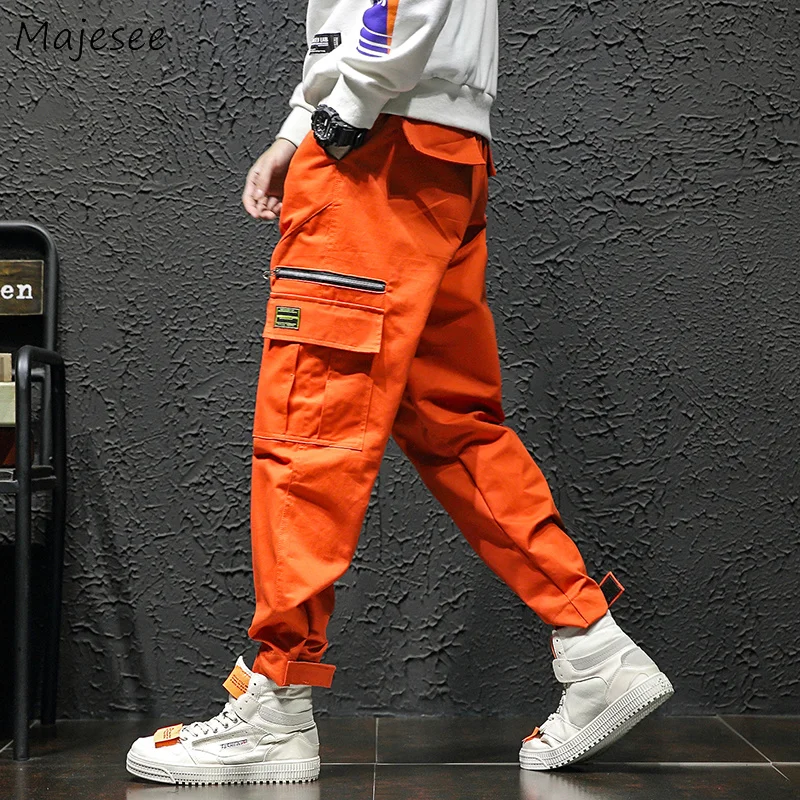 Pants Mens Fall Fashion Pockets Leisure All match Harajuku Cargo Pant