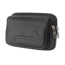 Мужская кожаная винтажная сумка на пояс для мобильного телефона, поясная сумка, новинка