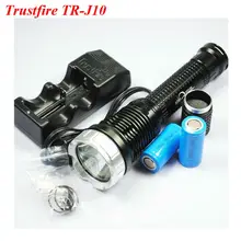 TrustFire TR-J10 фонарик SST-T90 5 Режим 2250 лм Белый светодиодный фонарик памяти+ 2*25500 батареи+ 1*110~ 240 В адаптер питания