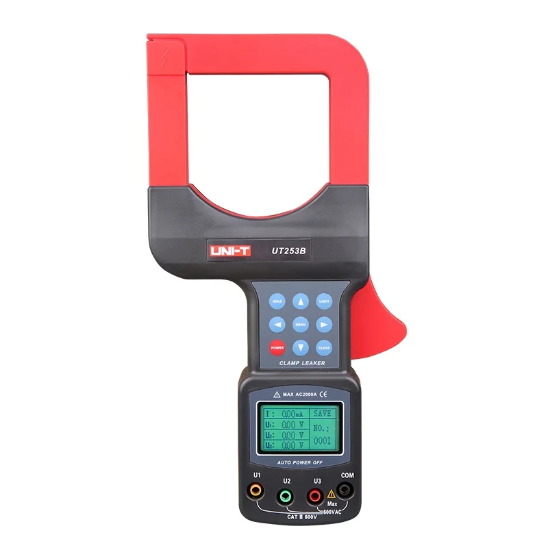 

UNI-T UT253B Large Jaws Leakage Current Clamp Meter UT253B current voltage measurement