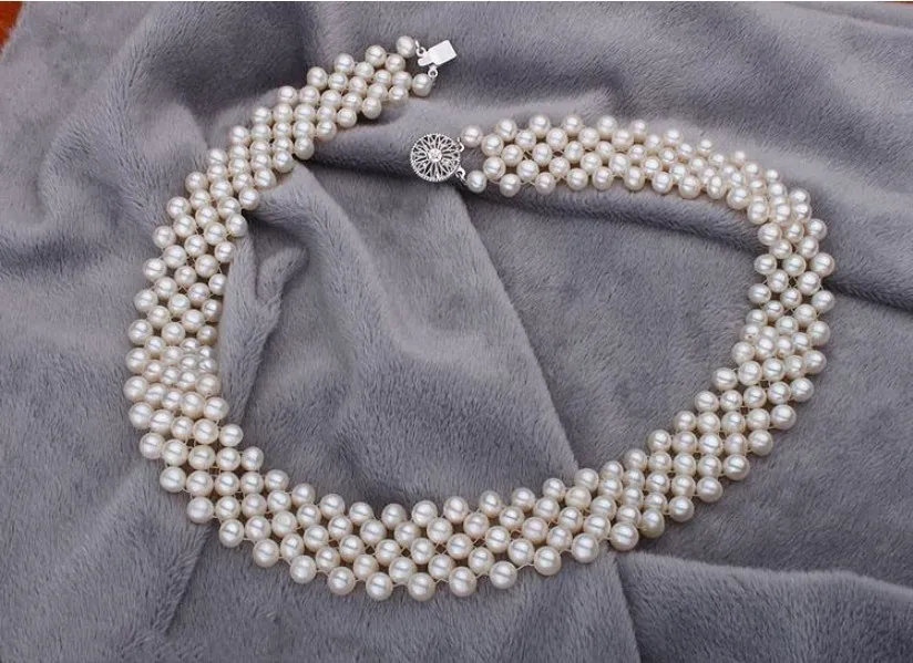 Модное ожерелье-чокер из натурального пресноводного жемчуга для женщин, белые ювелирные изделия ручной работы, лучшие подарки на день рождения