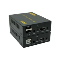 Новые HDMI KVM Extender tcp/ip сеть KVM Extender Высокое качество 120 м USB HDMI ИК KVM extender по cat5e/6