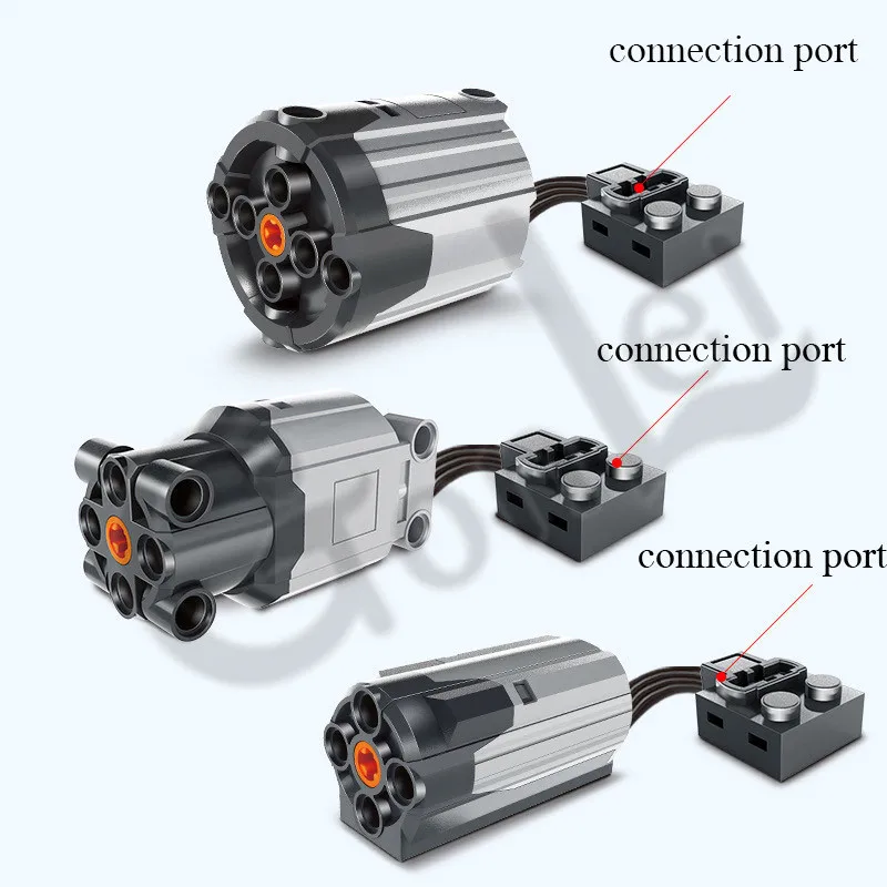 Technic электрические части PF средние XL Большие двигатели удлинитель руля Alex луч шестерни рамка 64179 MOC кирпичные блоки комплект в коробке