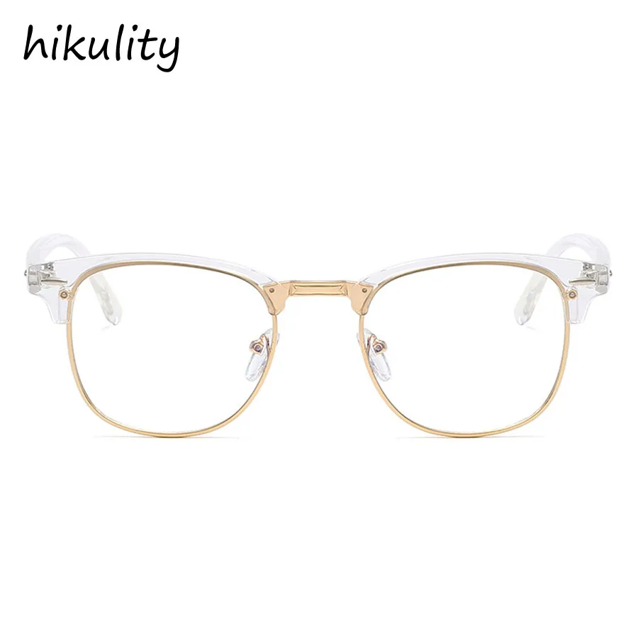 clear gold frame fashion glasses