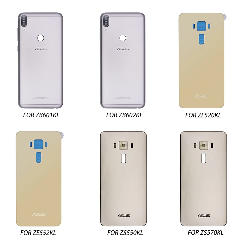 

For ASUS Phone Battery Back Housing Cover For ASUS ZB601KL ZB602KL ZE520KL ZE552KL ZS570KL ZS550KL Rear Housing Door Cover
