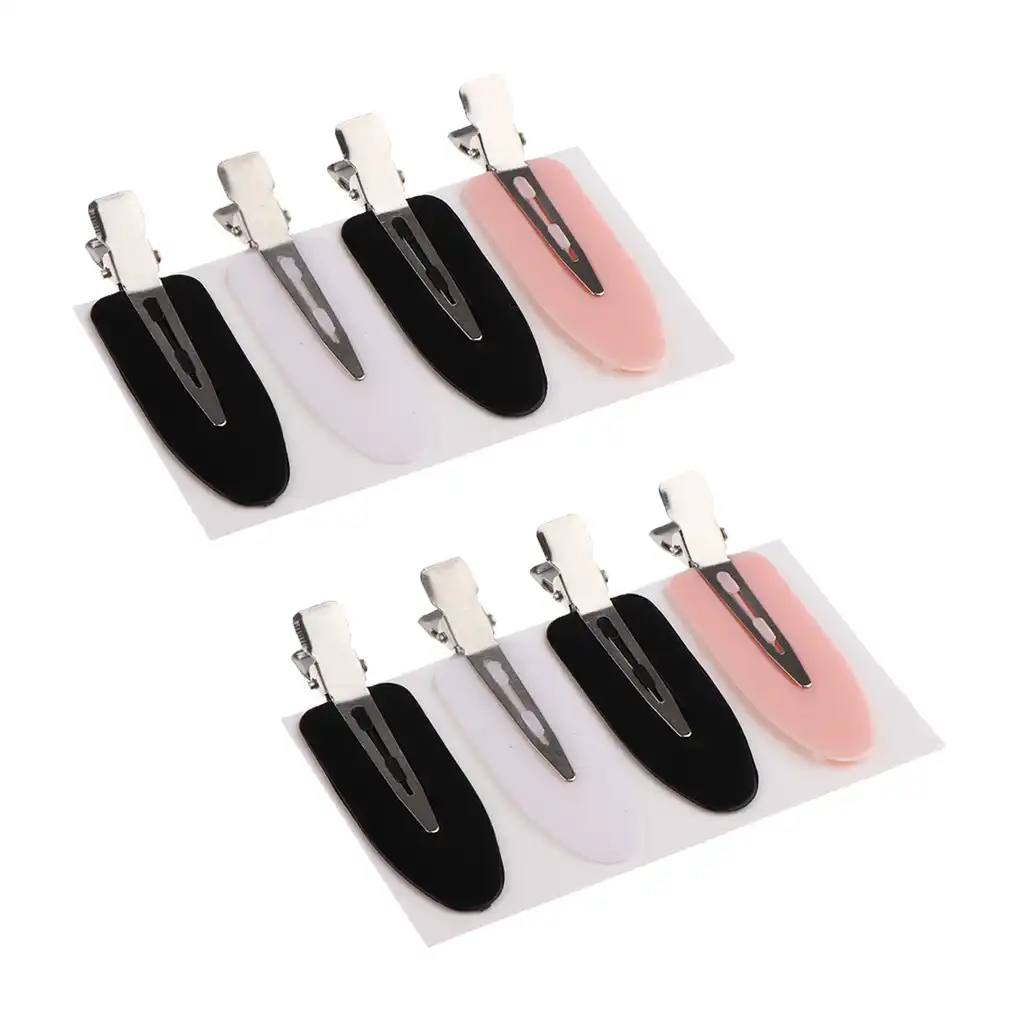 8pcs Seamless No Bend Hair Clips Pin Curl Clips No Crease Hair