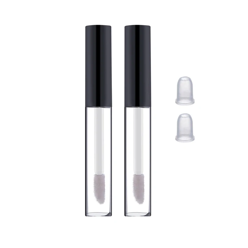

12pcs 10ml Empty DIY Mascara Packaging Tube Eyeliner Bottle Lip Gloss Tubes Container with Funnels,Black Top