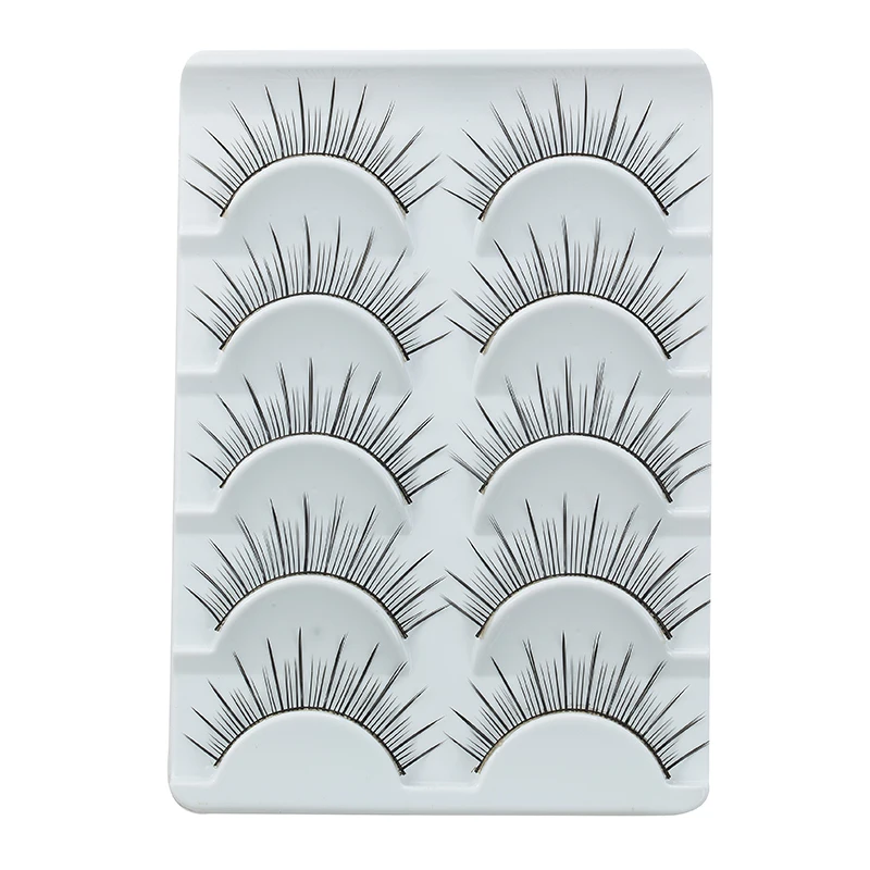 New Hot Sale Charming Black Curling Eyelashes Cute Human Hair Eyelash