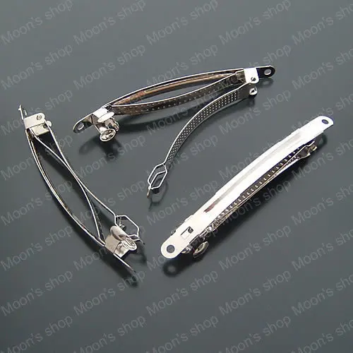 

Wholesale Iron Imitation Rhodium 80*6mm Hair Jewelry&Hair clip DIY Fashion Jewelry Findings Accessories 20 pieces (JM3226)