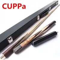 杯高品質 3/4 スヌーカーキュースティックプールキューカエデシャフトビリヤードスティック 9.8 ミリメートル/11.5 ミリメートル先端スヌーカーキューケースセット