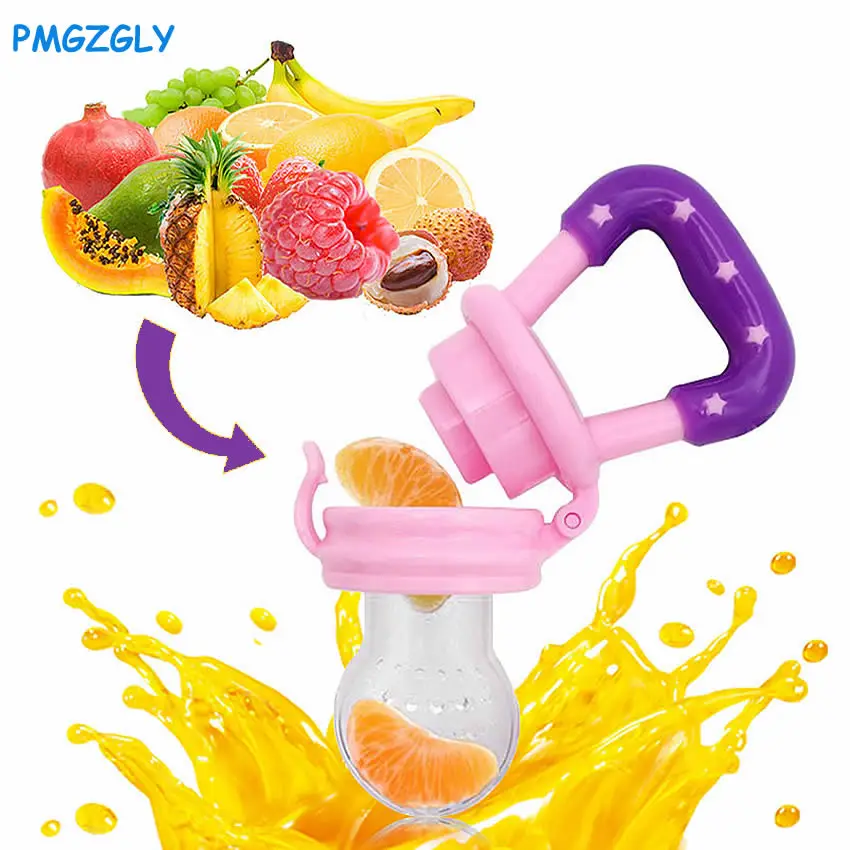 

Baby's Silicone Feeding Dummies Pacifier Soother Nipples Soft Feeding Tool Dummy Nipple Fruits Pacifiers Silicone Baby Pacifier